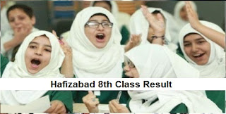 Hafizabad 8th Class Result 2018 PEC - BISE Hafizabad Board Results Online Hafizabad 8th Class Result 2018 PEC - BISE Hafizabad Board Results Online