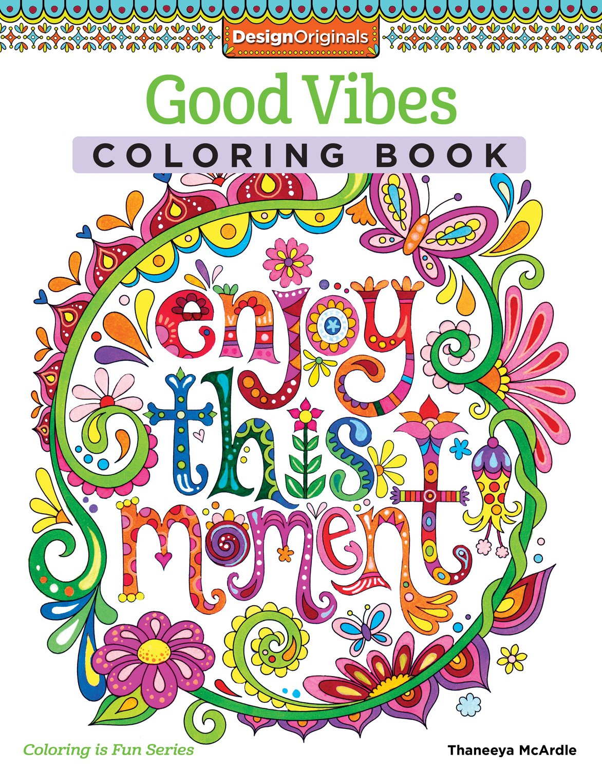 Good Vibes Adult Coloring book from Amazon