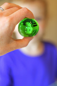 Halloween "Eyeball" Sensory Bin from Fun at Home with Kids