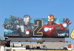 Iron Man 2 and War Machine billboard