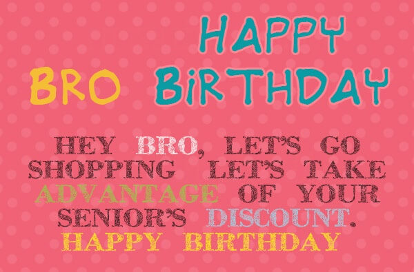 happy birthday brother greeting card HD image