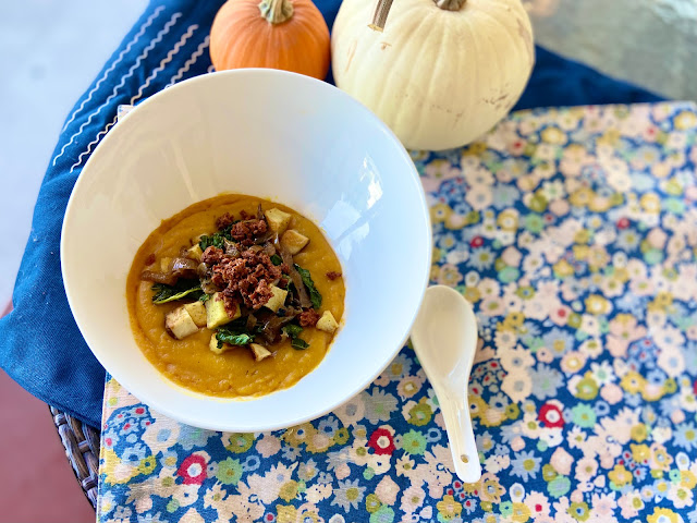 Savory butternut squash soup