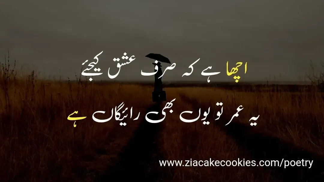 urdu shayari ishq, poetry in urdu text