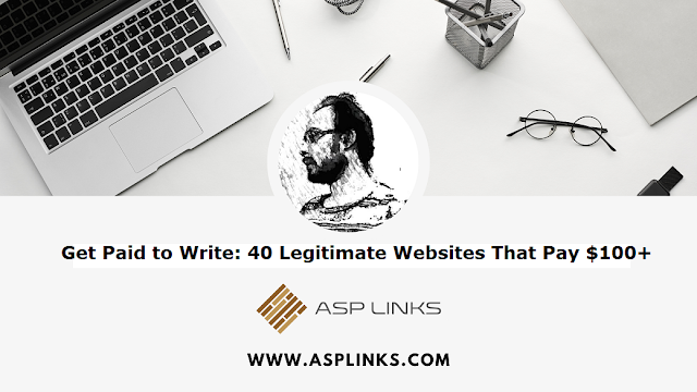 Get Paid to Write: 40 Legitimate Websites