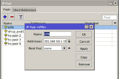 Konfigurasi VPN Pada Mikrotik