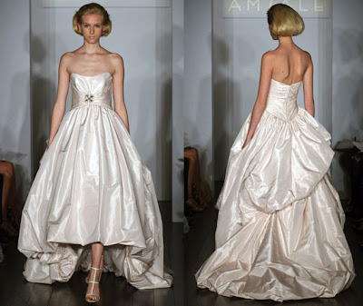 The gorgeous pale pink silk taffeta wedding gown is part 