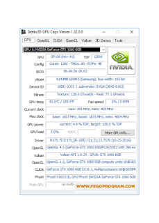 GPU Caps Viewer 1.57.0 Multilenguaje (Español)