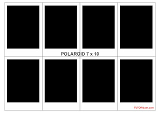 Layout Foto POLAROID 7x10