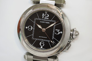 カルティエ　パシャCオートマチックをお買い取り致しました　中古腕時計の査定はぜひ質屋に依頼してください