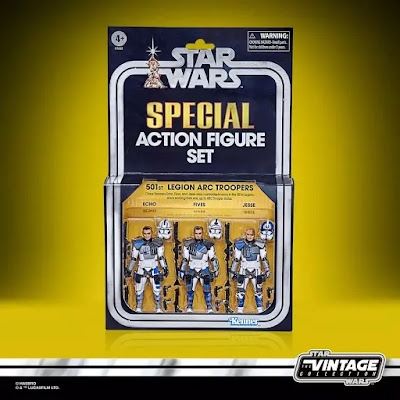 San Diego Comic-Con 2020 Exclusive Star Wars The Vintage Collection The Clone Wars 501st Legion Arc Troopers Figure 3 Pack by Hasbro