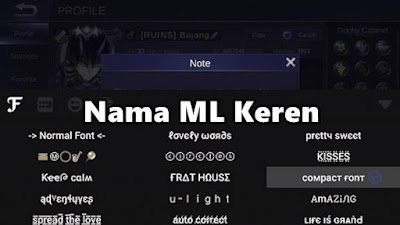 Rekomendasi Nama Mobile Legends Keren