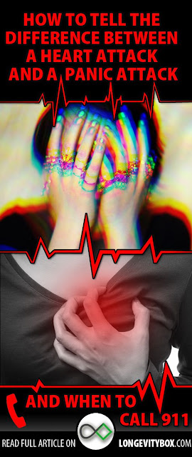 HOW TO TELL THE DIFFERENCE BETWEEN A HEART ATTACK AND A PANIC ATTACK