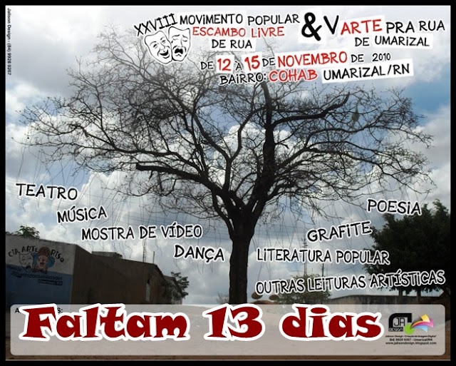 Faltam 13 Dias Para a Cultura Tomar Conta das Ruas de Umarizal