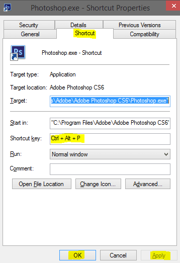 How to Create Keyboard Shortcuts to Open a Program
