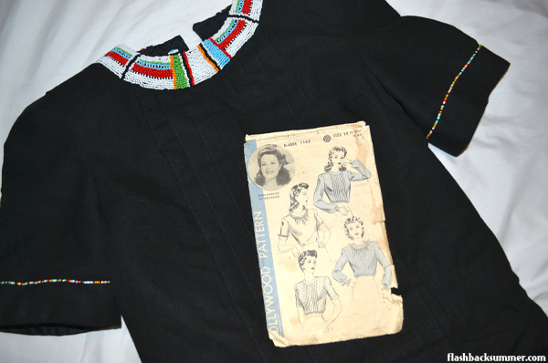 Flashback Summer: Maasai-Inspired 1940s Blouse