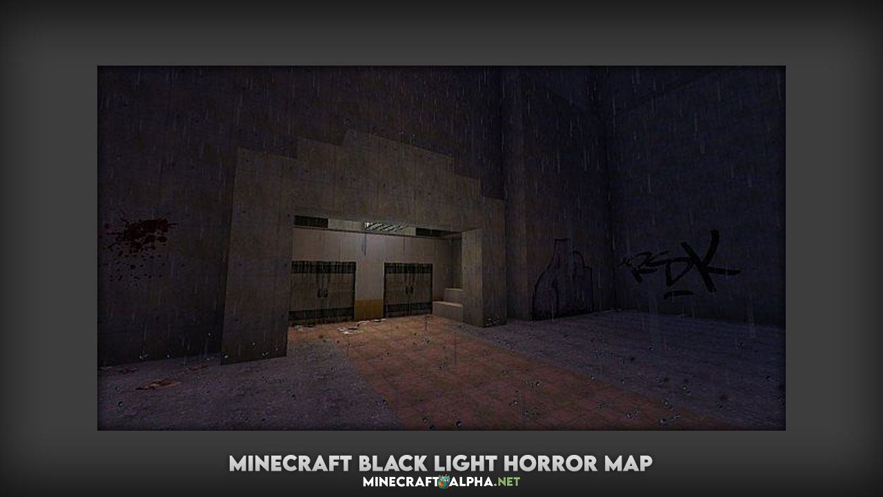 Minecraft Black Light Horror Map (Multiplayer, Singleplayer, Adventure) Minecraft Black Light Horror Map (Multiplayer, Singleplayer, Adventure)