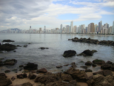Vista de Balneário Camboriú, desde a Praia do Canto