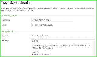 payza verification