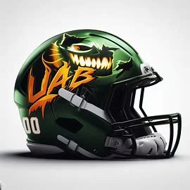 UAB Blazers Halloween Concept Helmets