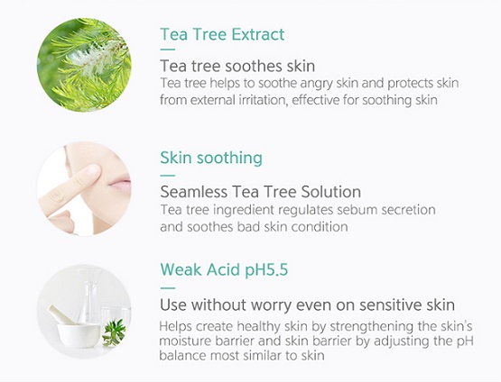 Toner Pelbagai Guna dari Tea Tree Calming 5.5 Toner