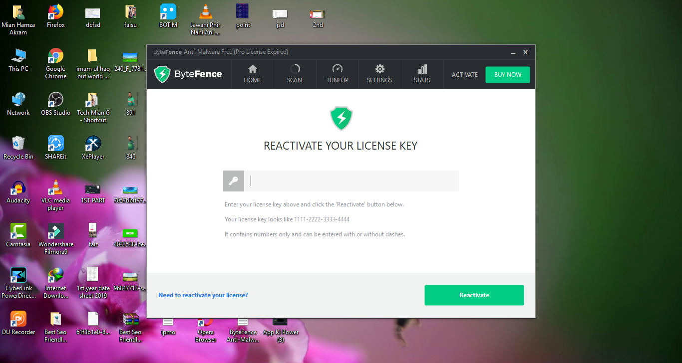 Bytefence Anti Malware License Key Keygen Download Free 2019