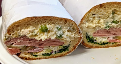 Olovieh and mortadella Persian sub