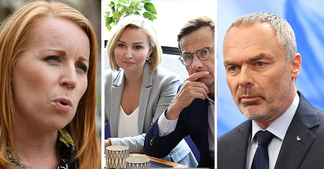 Annie Lööf (C) säger nej till Ulf Kristerssons (M) förslag på regeringskonstellation