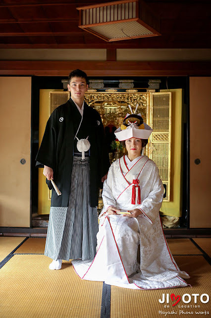 自宅でのお支度と大神神社での挙式撮影