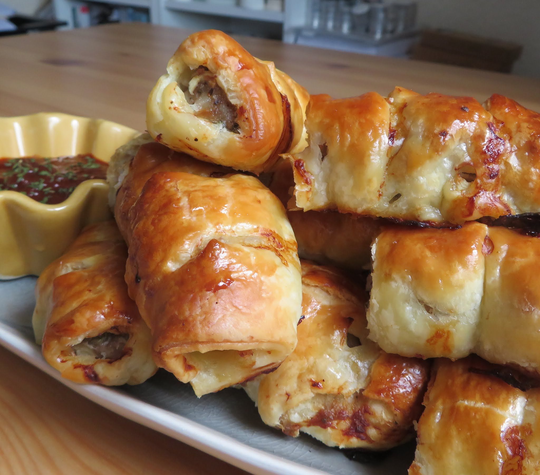 The English Kitchen Apple & Sage Sausage Rolls