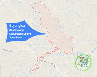 PETA : Desa Bojongloa, Kecamatan Kasomalang