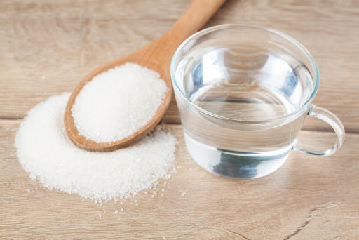 baking soda và nước