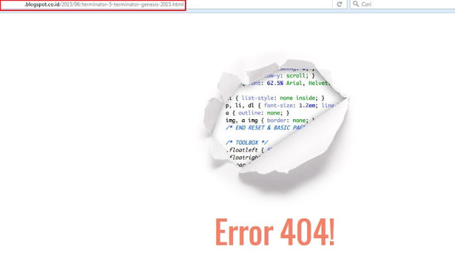 Halaman error 404
