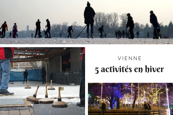 vienne hiver neige danube eisstock patin eistraum