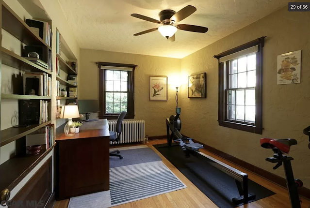 bedroom interior room of Authenticated Sears Ellison model • 704 W Fairmount Avenue, State College, Pennsylvania, home of Joseph and Genevieve Fosa, built in 1933