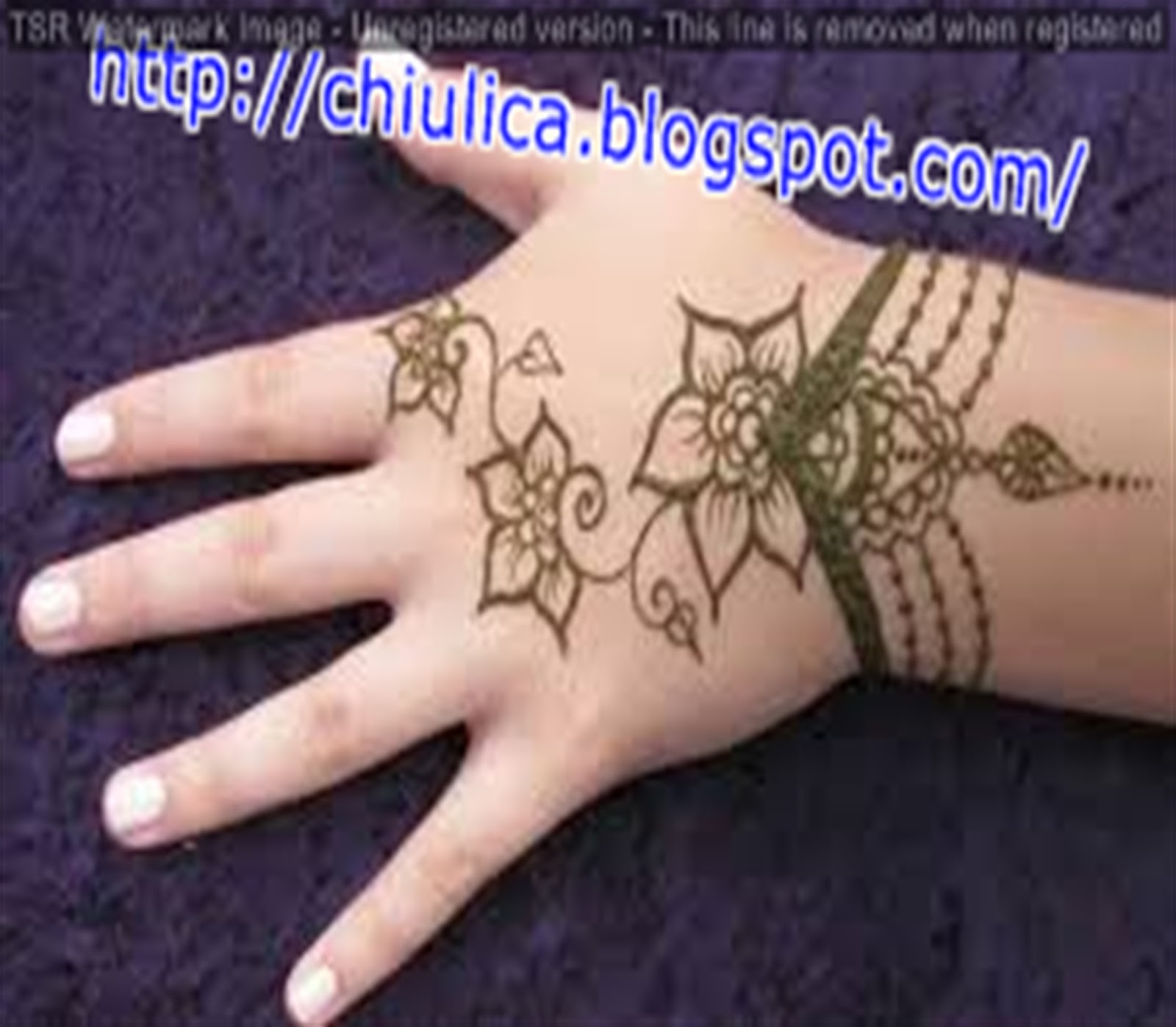 Gambar Henna Art Simple  makedes.com