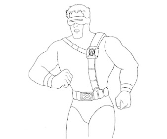 #6 Cyclops Coloring Page