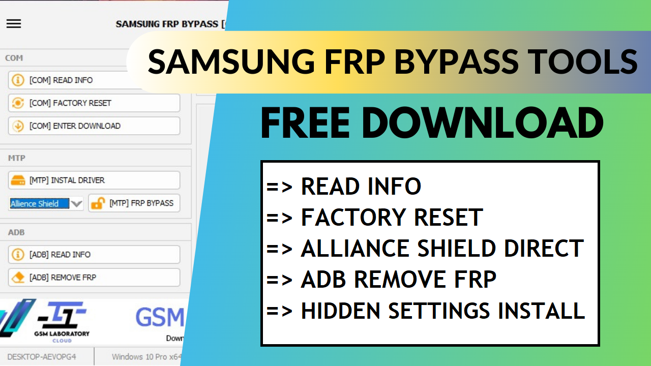 Samsung FRP Bypass New Tool | All Samsung FRP Tool Latest (MTP + ADB bypass) Free