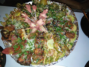 "Chicken Platter" at Hotel Platinum.