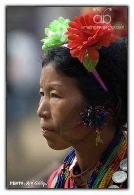 The Burmese Naga tribe of Sagiang Division of Mayanmar