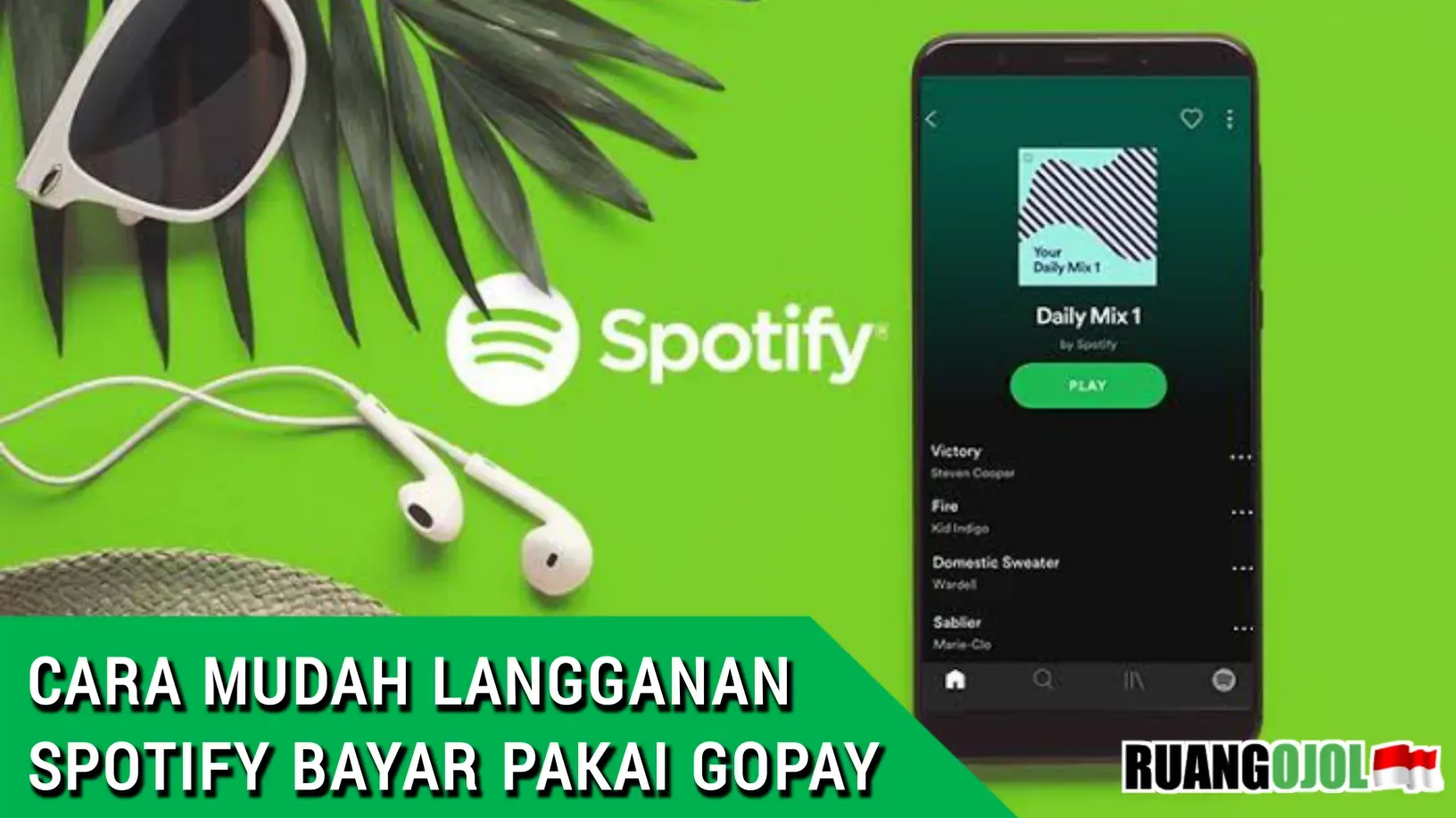 Langganan Spotify bayar dengan gopay