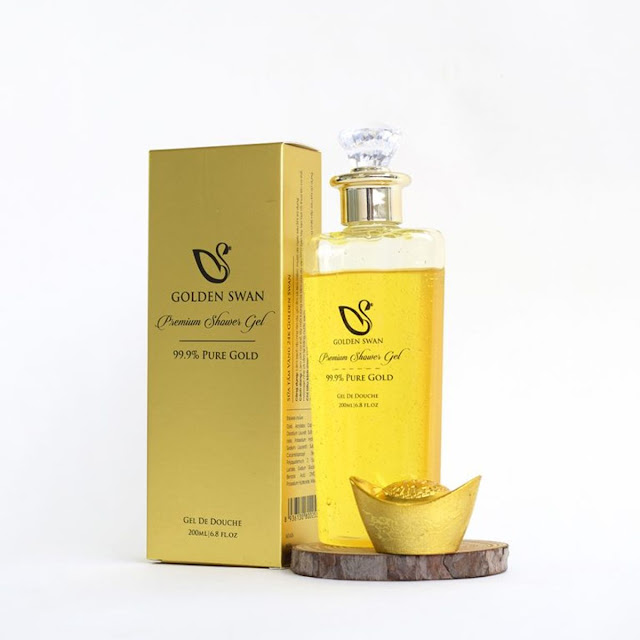 SỮA TẮM VÀNG PREMIUM SHOWER GEL 99.9% PURE GOLD (80 HỘP/THÙNG) - GOLDEN SWAN