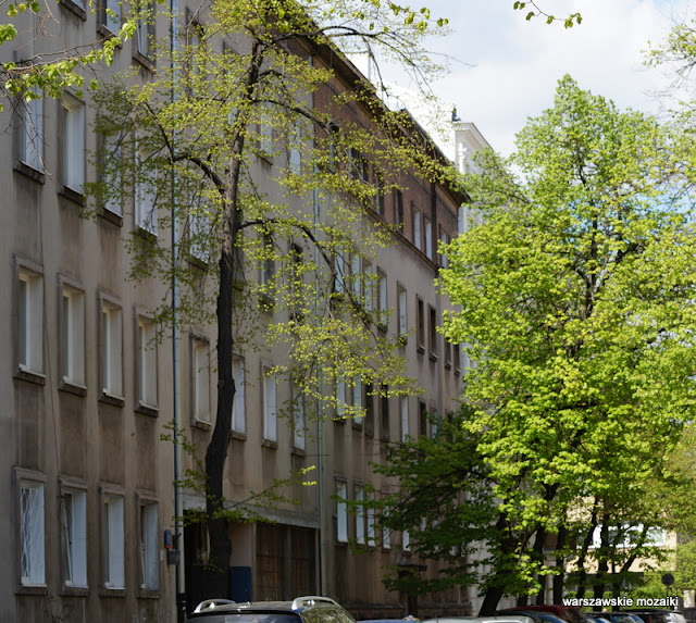 Warszawa Warsaw Stary Mokotów ulica kamienice lata 30 architektura