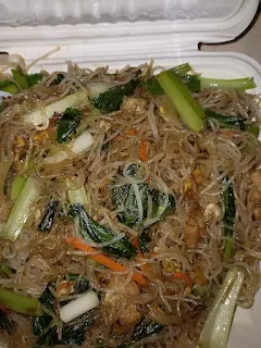 "Meifun noodles from Lucky garden restaurant lelydorp"