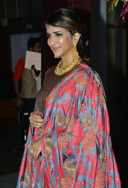 Manchu Lakshmi Stills At Sania Mirza Sister Marriage