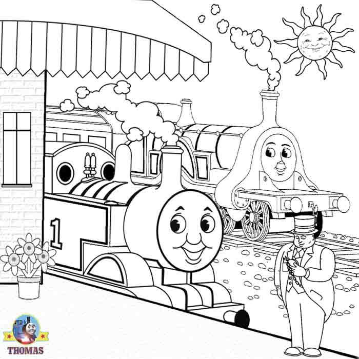 Thomas the train and friends coloring pages online free ...
