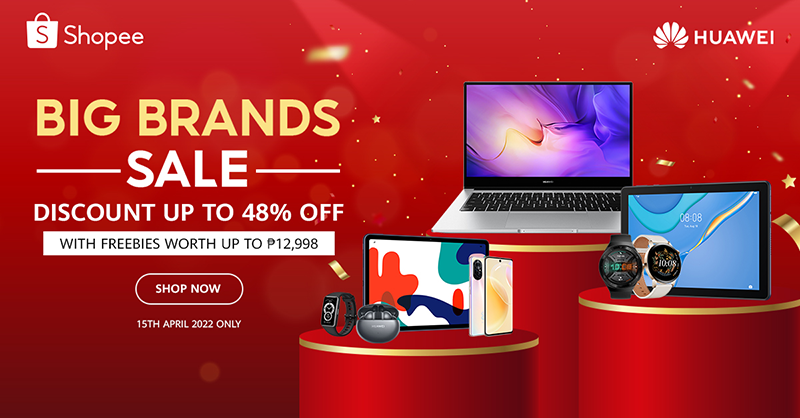 Deal: Huawei announces its 4.15 Shopee Big Brands Sale offers!