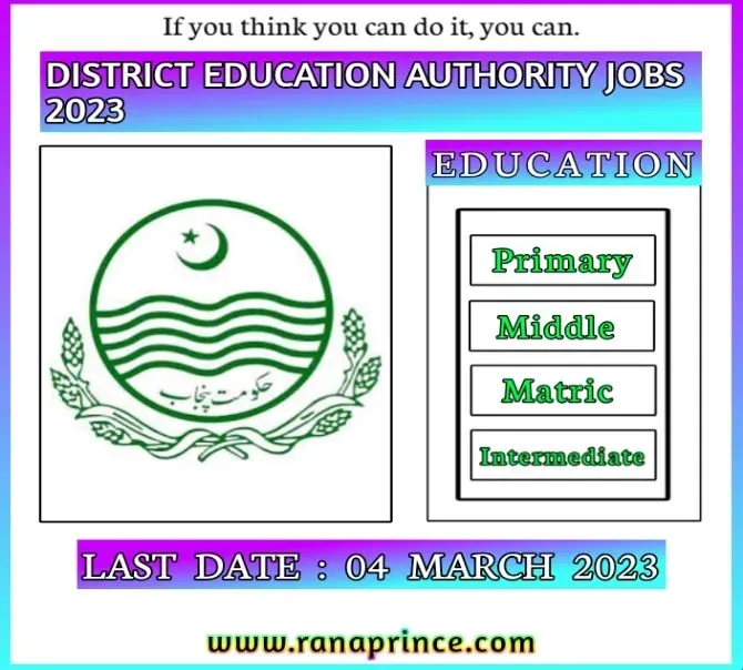 District Education Authority Jobs | District Education Authority Jobs 2023