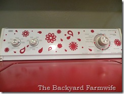 pimped my washing machine - The Backyard Farmwife