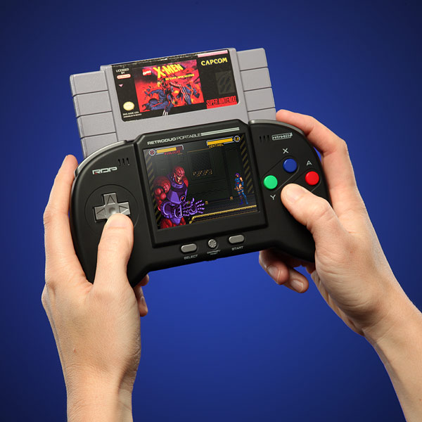 Retro Duo Portable Gaming System for Your Old Nintendo NES/ SNES Games