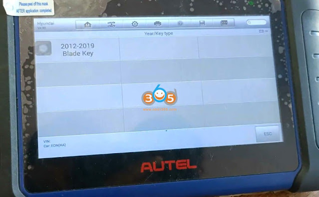 Autel IM508 Read Hyundai EON 2012-2019 IMMO Password 3
